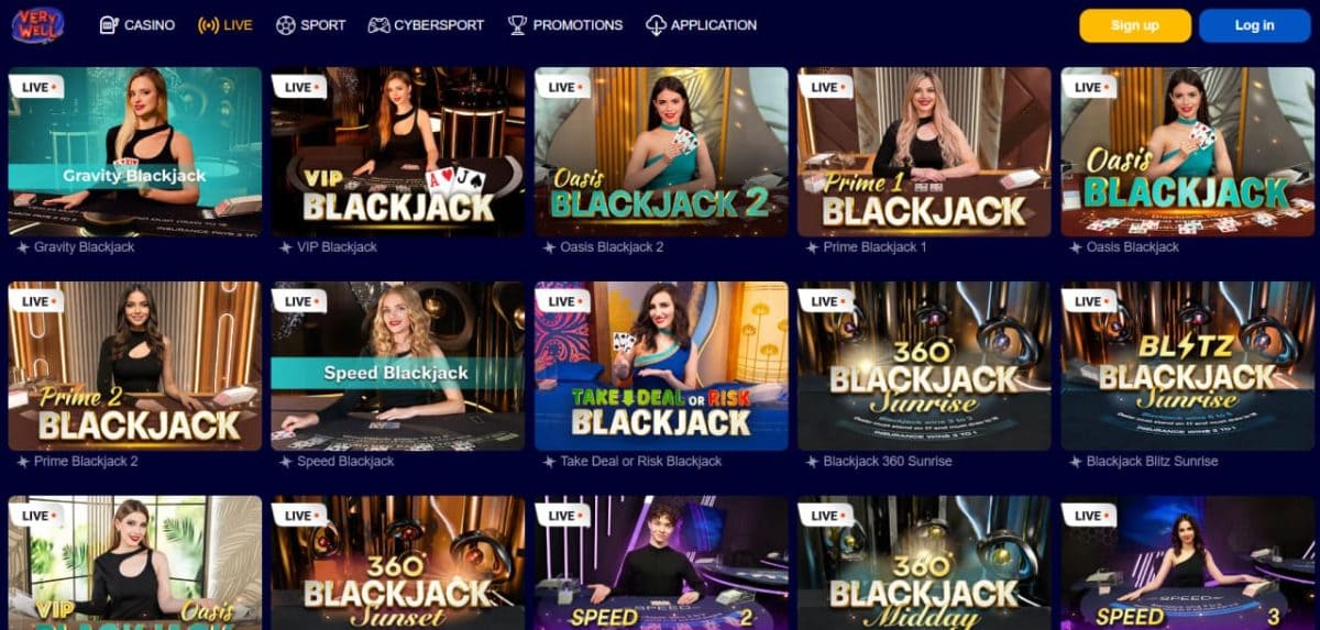 Very Well Casino — Roulette & Live Dealer image 2